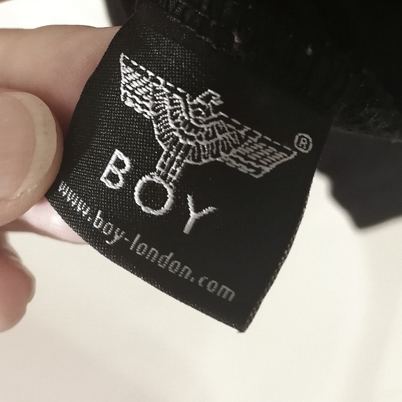 BOY London Black Cotton Sweatshirt - Picture 4 of 5